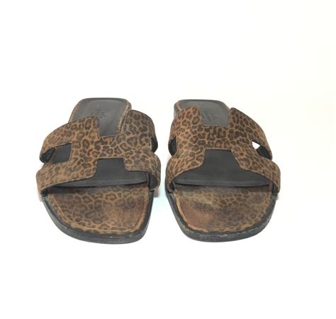 hermes leopard oran|oran shoes hermes.